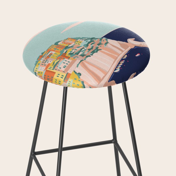 Italy, cinque terre  Stool Gallery Image 2