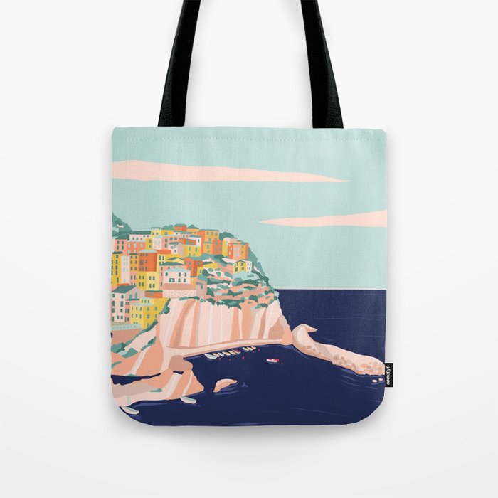 Italy, cinque terre  Tote Bag Gallery Image 1