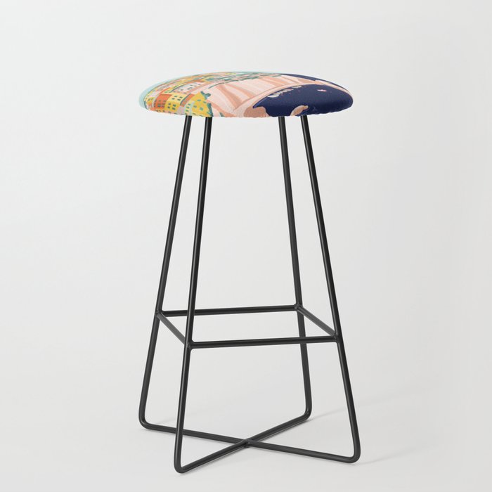 Italy, cinque terre  Stool Gallery Image 1