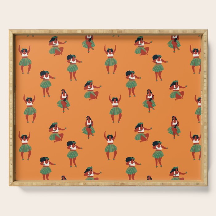 Hula dancers Serving Tray Gallery Image 1
