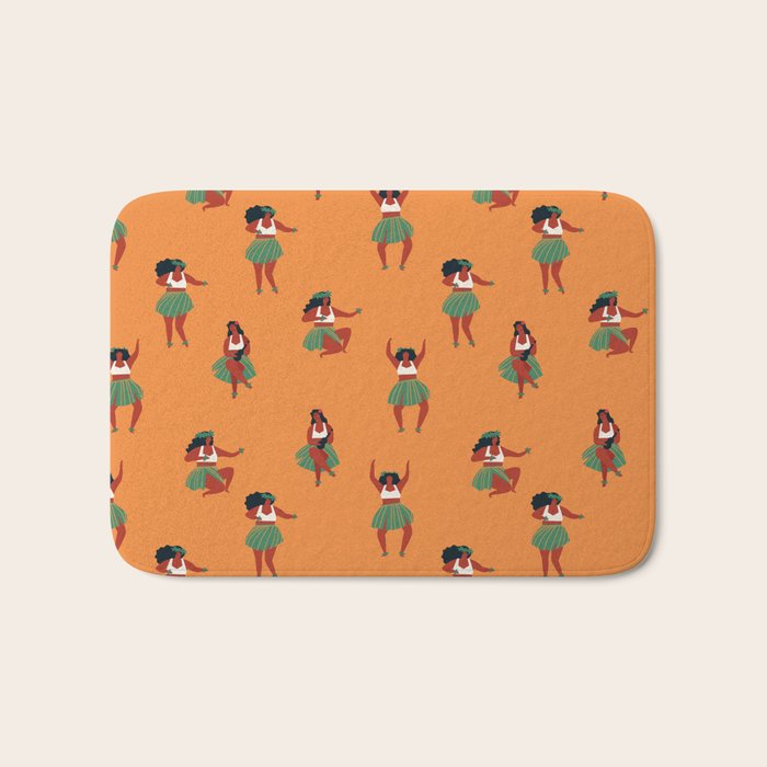 Hula dancers Bath Mat Gallery Image 1