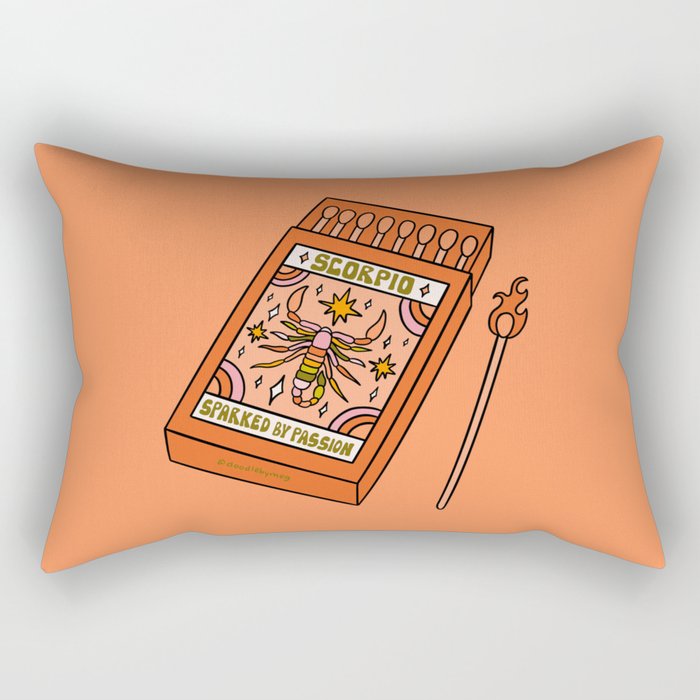 Scorpio Matchbox Rectangular Pillow Gallery Image 2