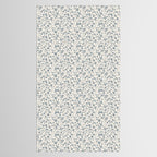 Florals and Pomegranates - Blue Navy Tablecloth Gallery Image 2