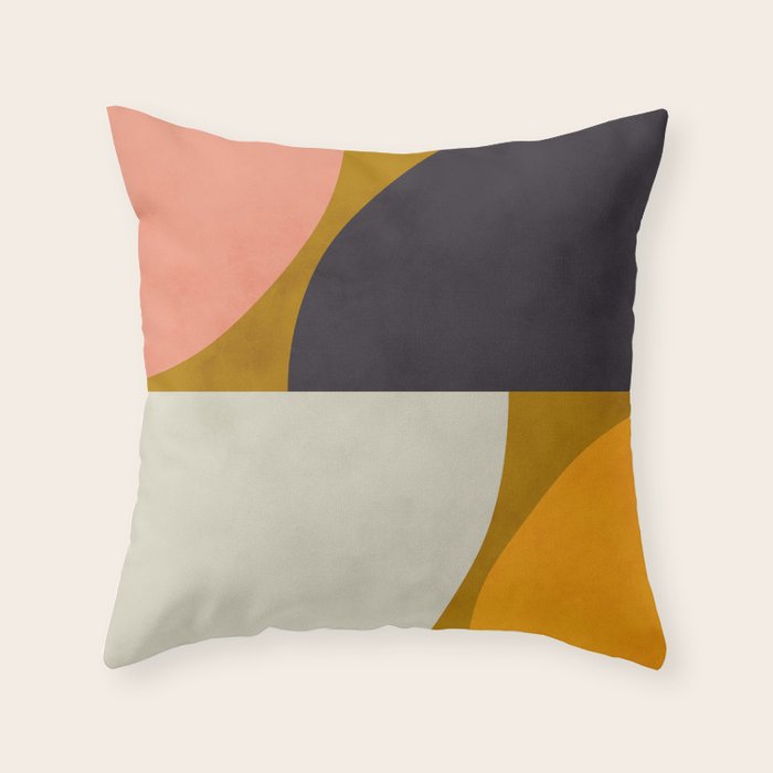 geometric art III Throw Pillow Gallery Image 6