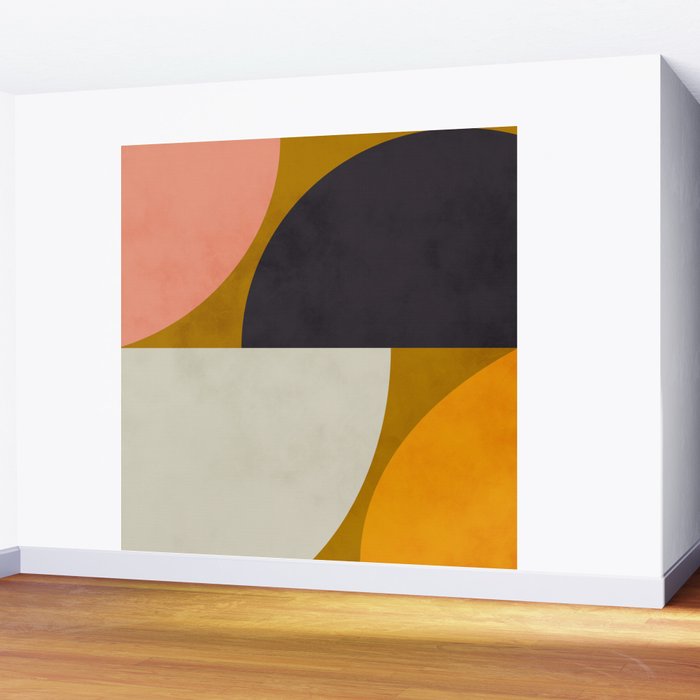 geometric art III Wall Mural Gallery Image 2