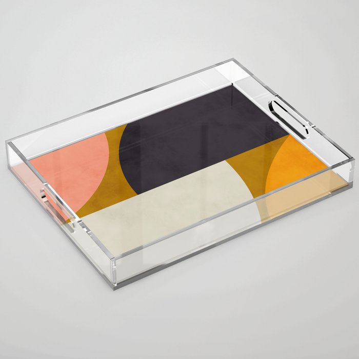 geometric art III Acrylic Tray Gallery Image 1