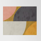 geometric art III Throw Blanket Gallery Image 2