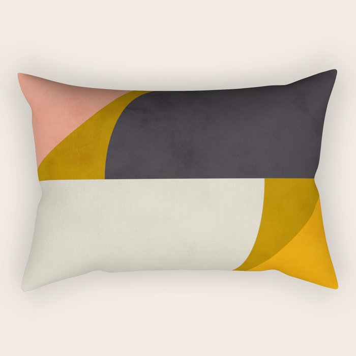 geometric art III Rectangular Pillow Gallery Image 1