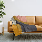 geometric art III Throw Blanket Gallery Image 1