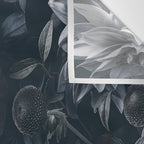 Midnight Blue Lush Moody Flowers Baroque Grandeur Wall Tapestry Gallery Image 3