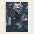 Midnight Blue Lush Moody Flowers Baroque Grandeur Notebook Gallery Image 4