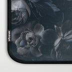 Midnight Blue Lush Moody Flowers Baroque Grandeur Laptop Sleeve Gallery Image 3