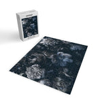 Midnight Blue Lush Moody Flowers Baroque Grandeur Jigsaw Puzzle Gallery Image 2