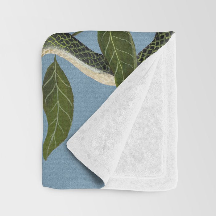 Snake Moon Throw Blanket Gallery Image 3