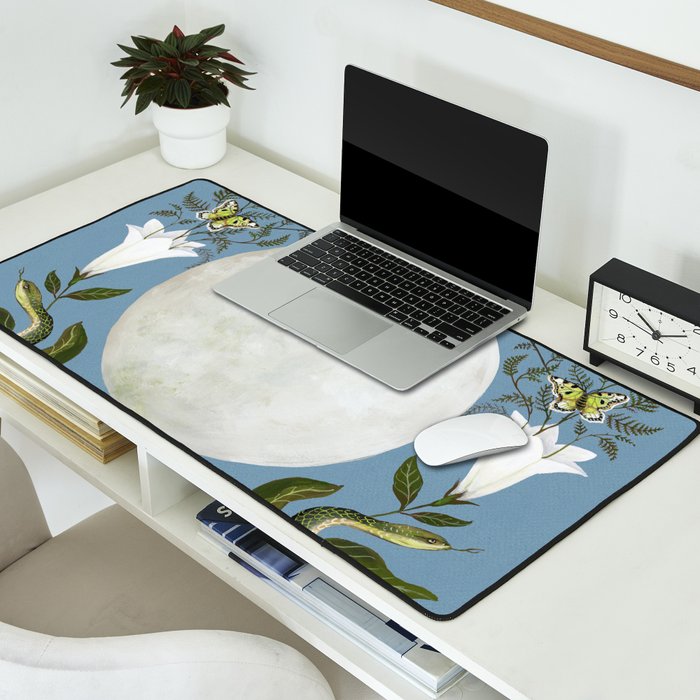Snake Moon Desk Mat Gallery Image 2