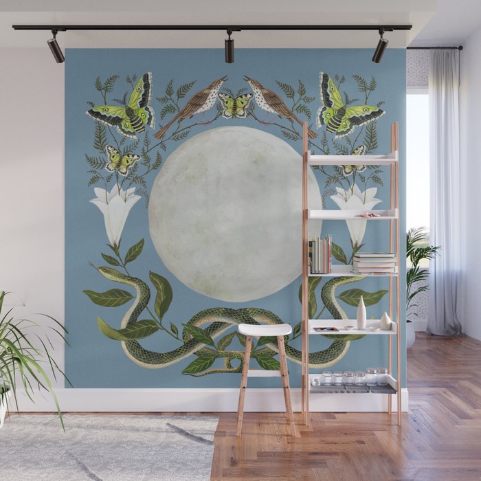 Snake Moon Wall Mural Gallery Image 1