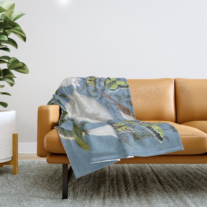 Snake Moon Throw Blanket Gallery Image 1