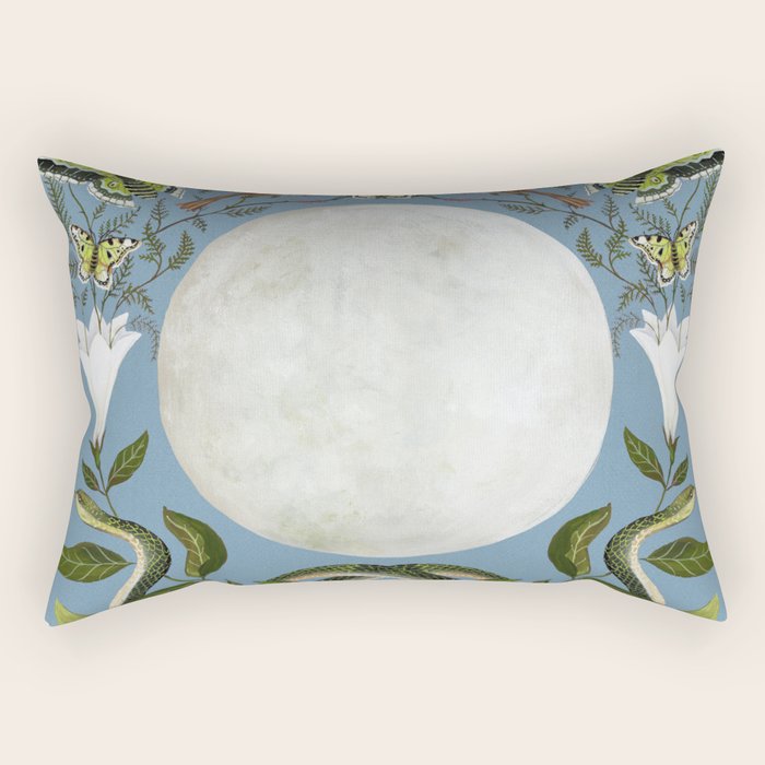 Snake Moon Rectangular Pillow Gallery Image 1