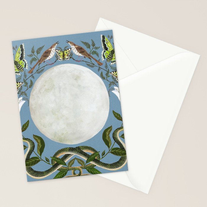 Snake Moon Stationery Card Gallery Image 2