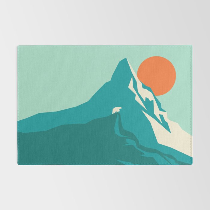 As the sun rises over the peak Rug Gallery Image 2