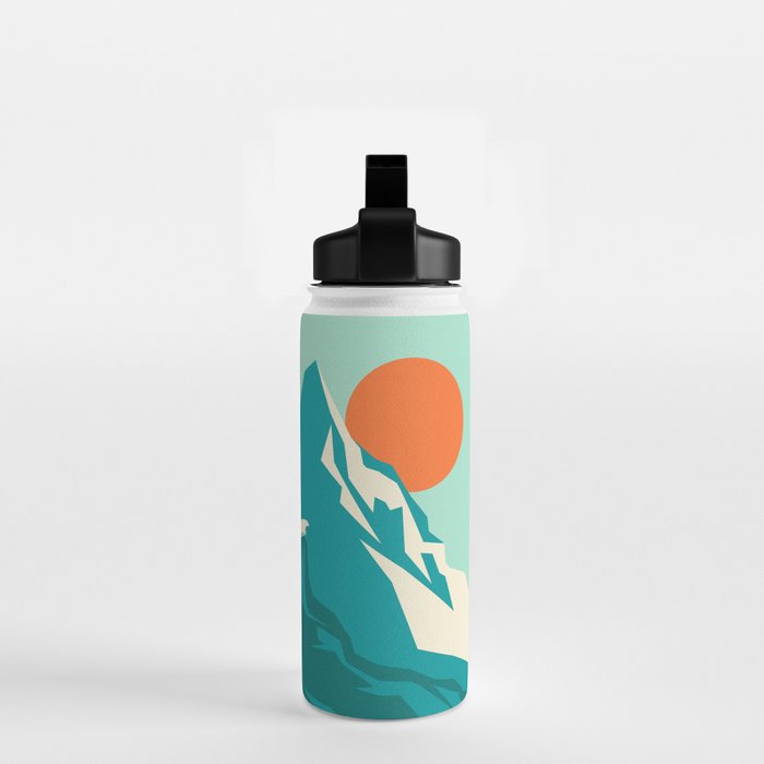 As the sun rises over the peak Water Bottle Gallery Image 2