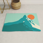 As the sun rises over the peak Rug Gallery Image 1