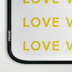 Love Where You Are in Yellow Laptop Sleeve Gallery Image 3