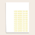 Love Where You Are in Yellow Notebook Gallery Image 4