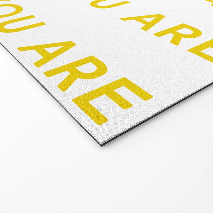 Love Where You Are in Yellow Welcome Mat Gallery Image 2