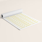 Love Where You Are in Yellow Yoga Mat Gallery Image 2