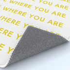 Love Where You Are in Yellow Rug Gallery Image 4