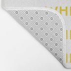 Love Where You Are in Yellow Bath Mat Gallery Image 2