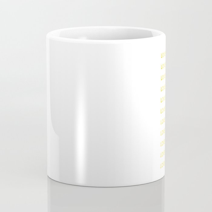 Love Where You Are in Yellow Coffee Mug Gallery Image 4