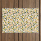 Golden Poppies Outdoor Rug Gallery Image 1