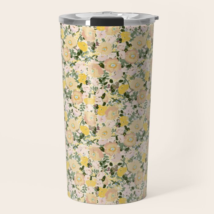 Golden Poppies Travel Mug Gallery Image 1