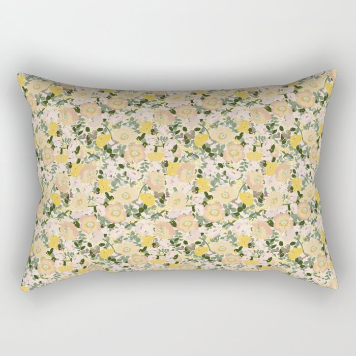 Golden Poppies Rectangular Pillow Gallery Image 2