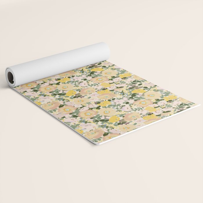 Golden Poppies Yoga Mat Gallery Image 2