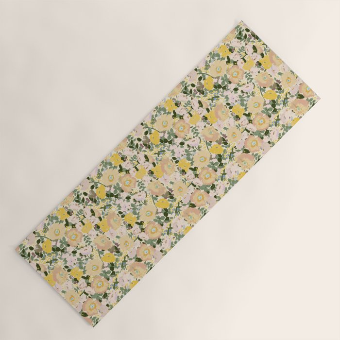 Golden Poppies Yoga Mat Gallery Image 1