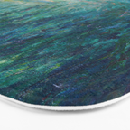Claude Monet Impressionist Landscape Oil Painting Morning on the Seine Bath Mat Gallery Image 3