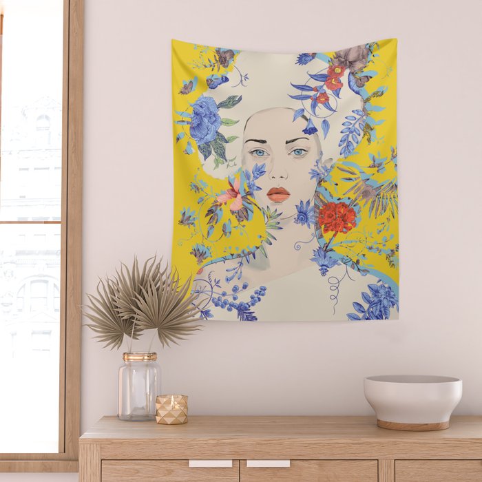 Blooming 28 Wall Tapestry Gallery Image 2