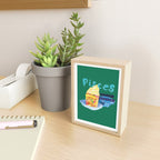 Pisces Chill Vibes in Chive Green | Zodiac Series  Mini Art Print Gallery Image 2