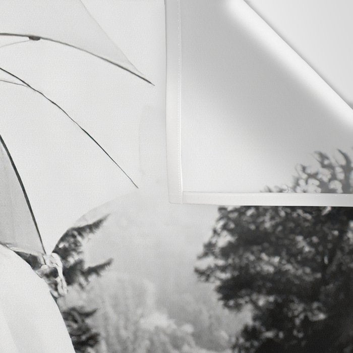 Audrey Hepburn Playing Golf, Black and White Vintage Art Wall Tapestry Gallery Image 3