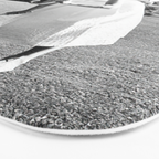 Audrey Hepburn Playing Golf, Black and White Vintage Art Bath Mat Gallery Image 3