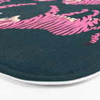 Fierce: Night Race Pink Tiger Edition Bath Mat Gallery Image 3