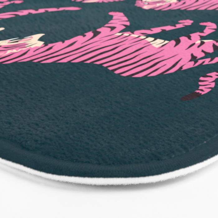 Fierce: Night Race Pink Tiger Edition Bath Mat Gallery Image 3