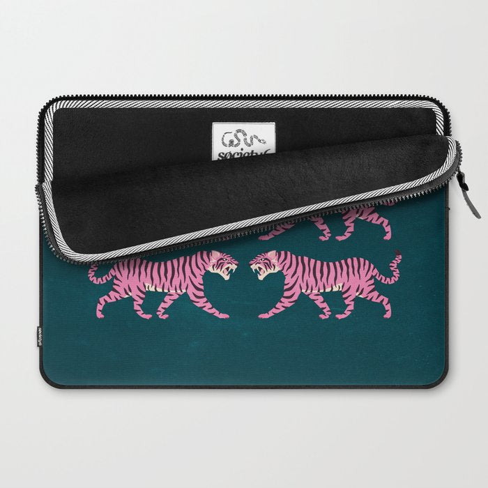 Fierce: Night Race Pink Tiger Edition Laptop Sleeve Gallery Image 2