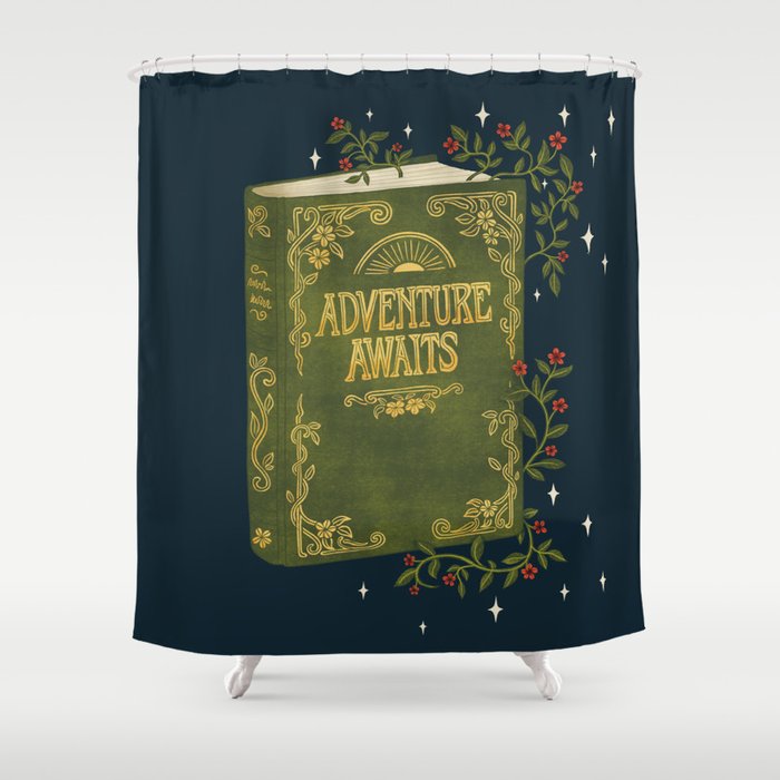 Adventure Awaits Shower Curtain Gallery Image 1