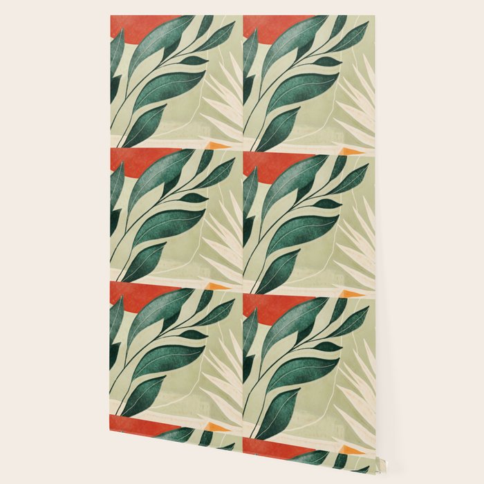 Abstract Art Tropical Leaves 14 Wallpaper Gallery Image 2