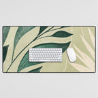 Abstract Art Tropical Leaves 14 Desk Mat Gallery Image 1