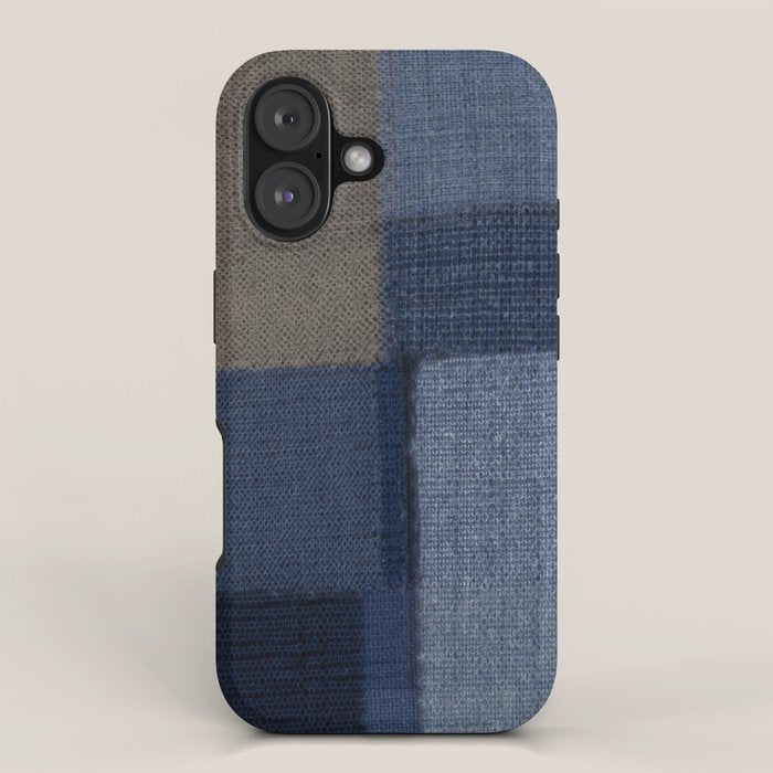 Blue Tone Abstract iPhone Case Gallery Image 1